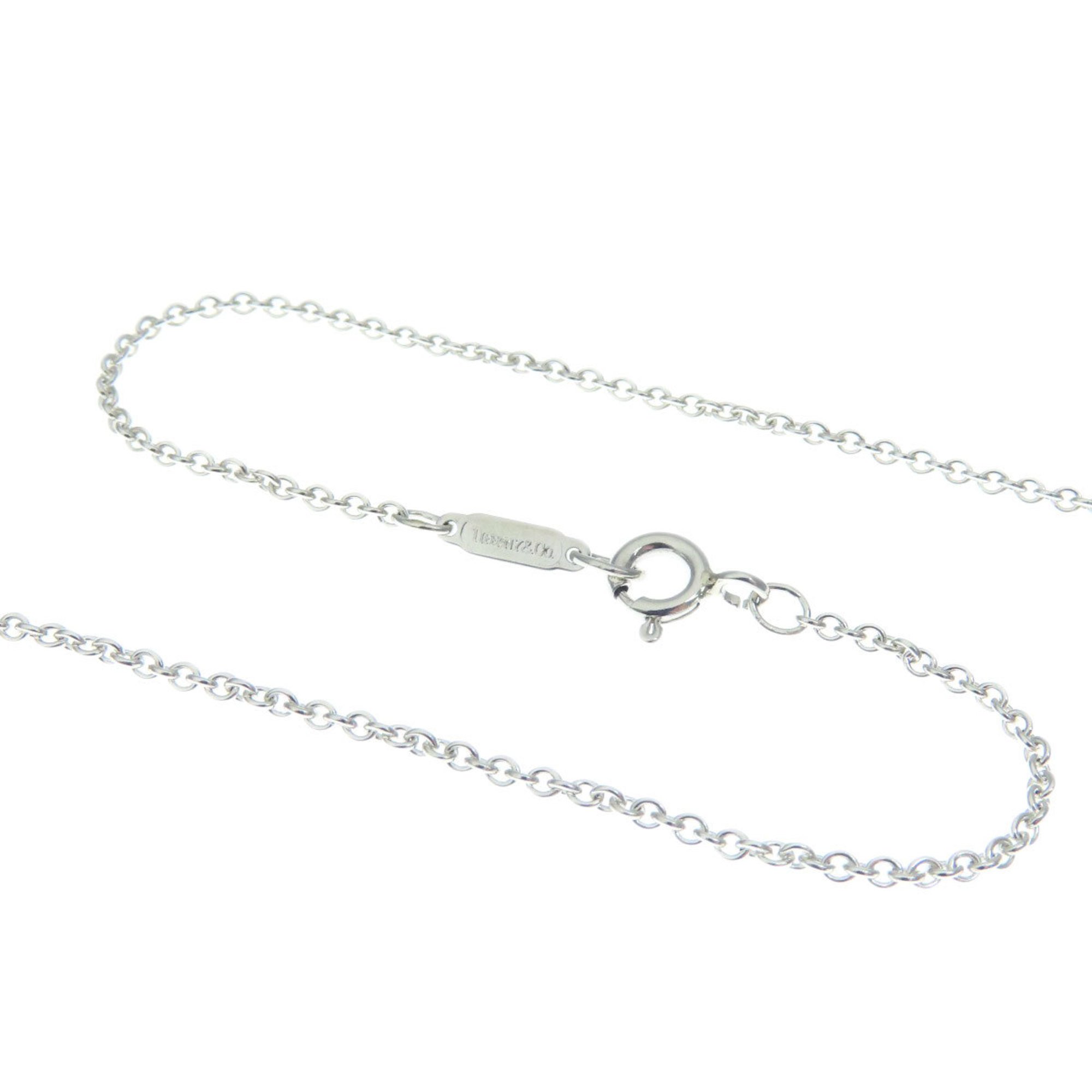 Tiffany Crescent Moon Medium Necklace Silver Women's TIFFANY&Co.