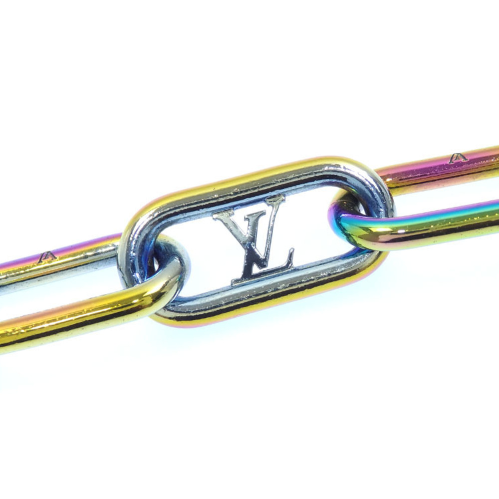Louis Vuitton Necklace Collier Signature Chain Men's Metal M80177