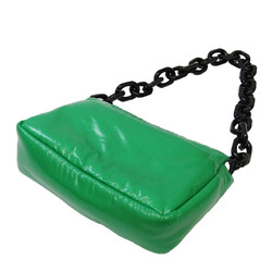 Furla 1927 SOFT WB00769 BX1199 Women's Nylon Shoulder Bag Black,Green