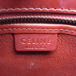 Celine Luggage Nano Shopper Women's Leather Handbag,Shoulder Bag Dark Red