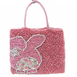 Anteprima Sanrio Collaboration Women's Wire,Rhinestone Tote Bag Light Pink