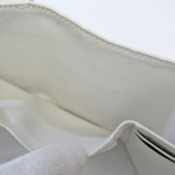 Bottega Veneta Intrecciato 592678 Men,Women Leather Wallet (tri-fold) White