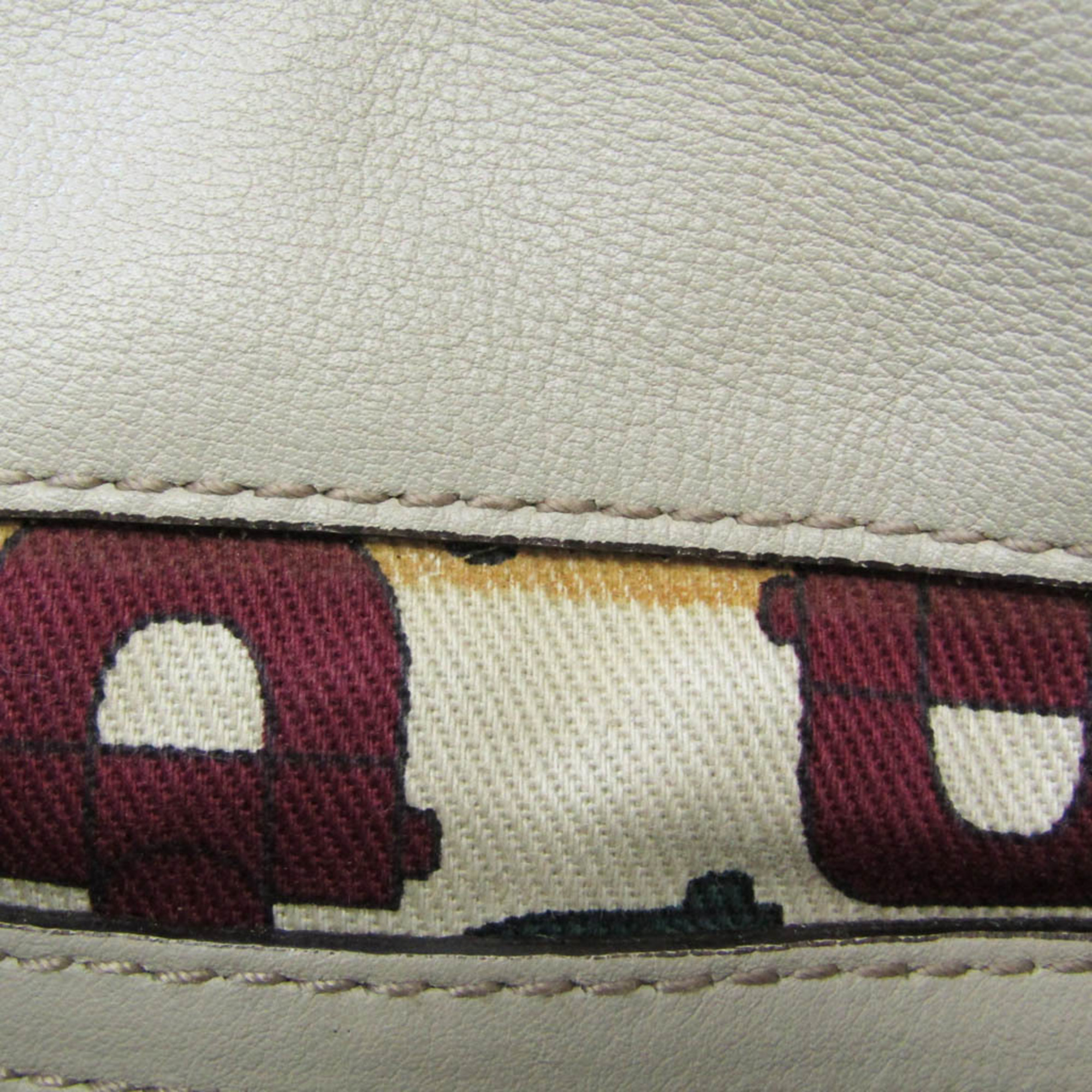 Gucci Guccissima Hysteria 197020 Women's Leather Handbag Cream