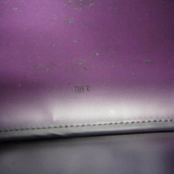 Longchamp 2437 002 532 Women's Leather,Nylon Shoulder Bag Purple