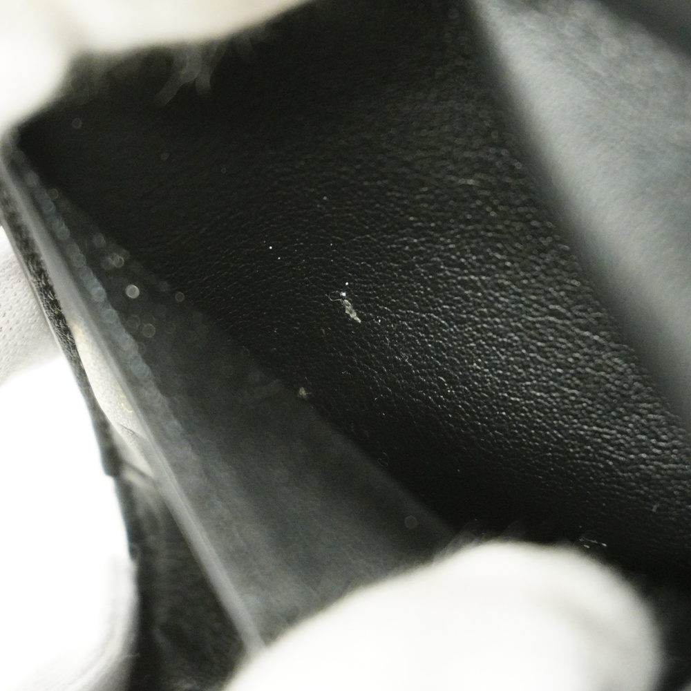 Louis Vuitton M63427 Tri-fold Wallet New Wave Compact Wallet Black
