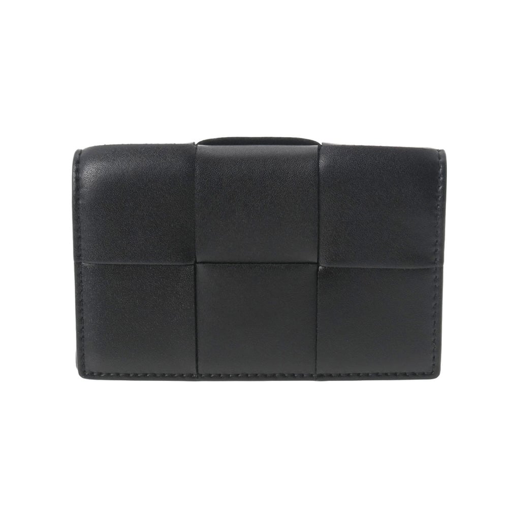 Bottega Veneta Leather Maxi Intrecciato Card Holder