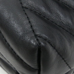 Tory Burch Shoulder Bag Kira Chevron 58465 Black Leather Chain Quilted Women's TORY BURCH