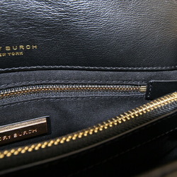 Tory Burch Shoulder Bag Kira Chevron 58465 Black Leather Chain Quilted Women's TORY BURCH