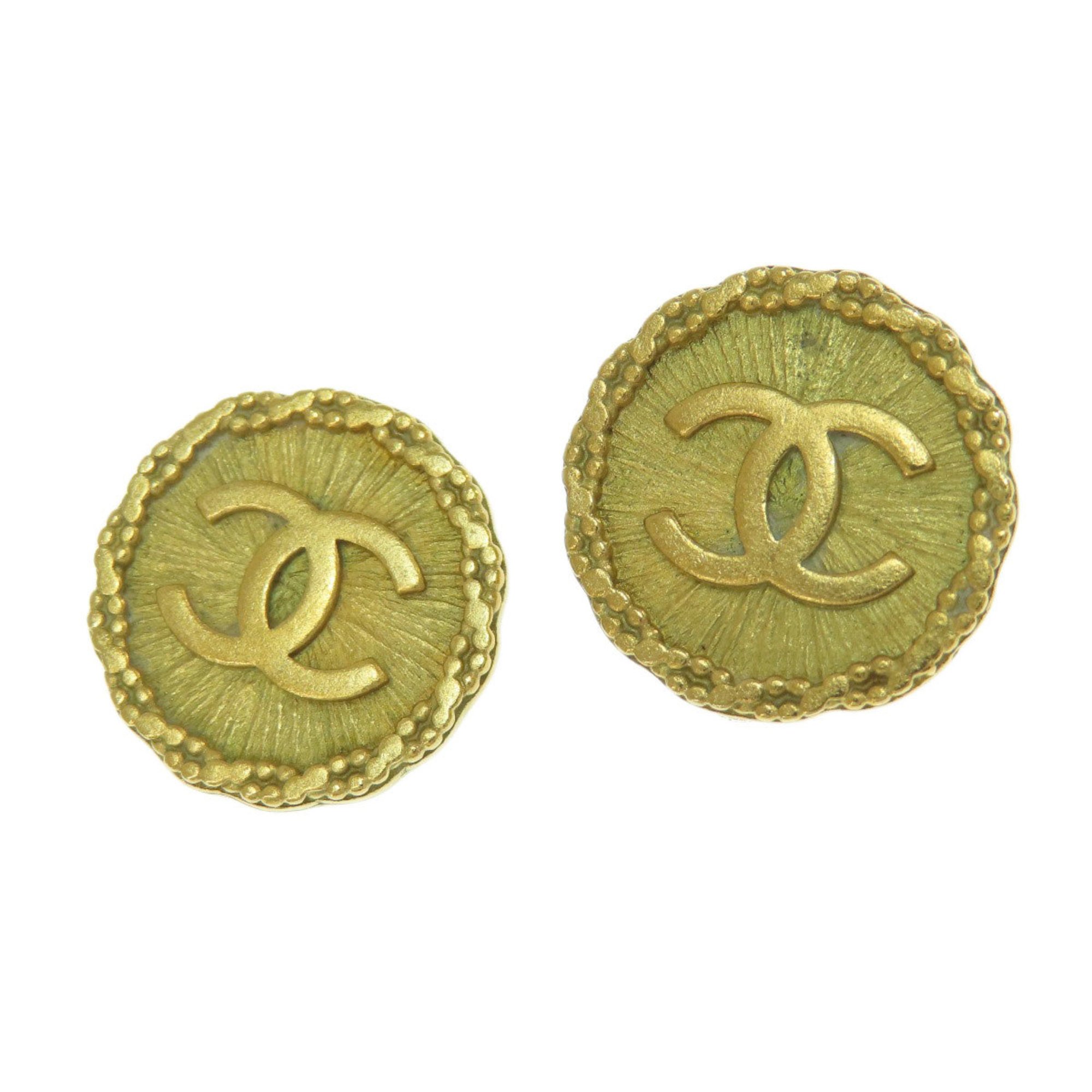 CHANEL Cocomark Earrings Women's