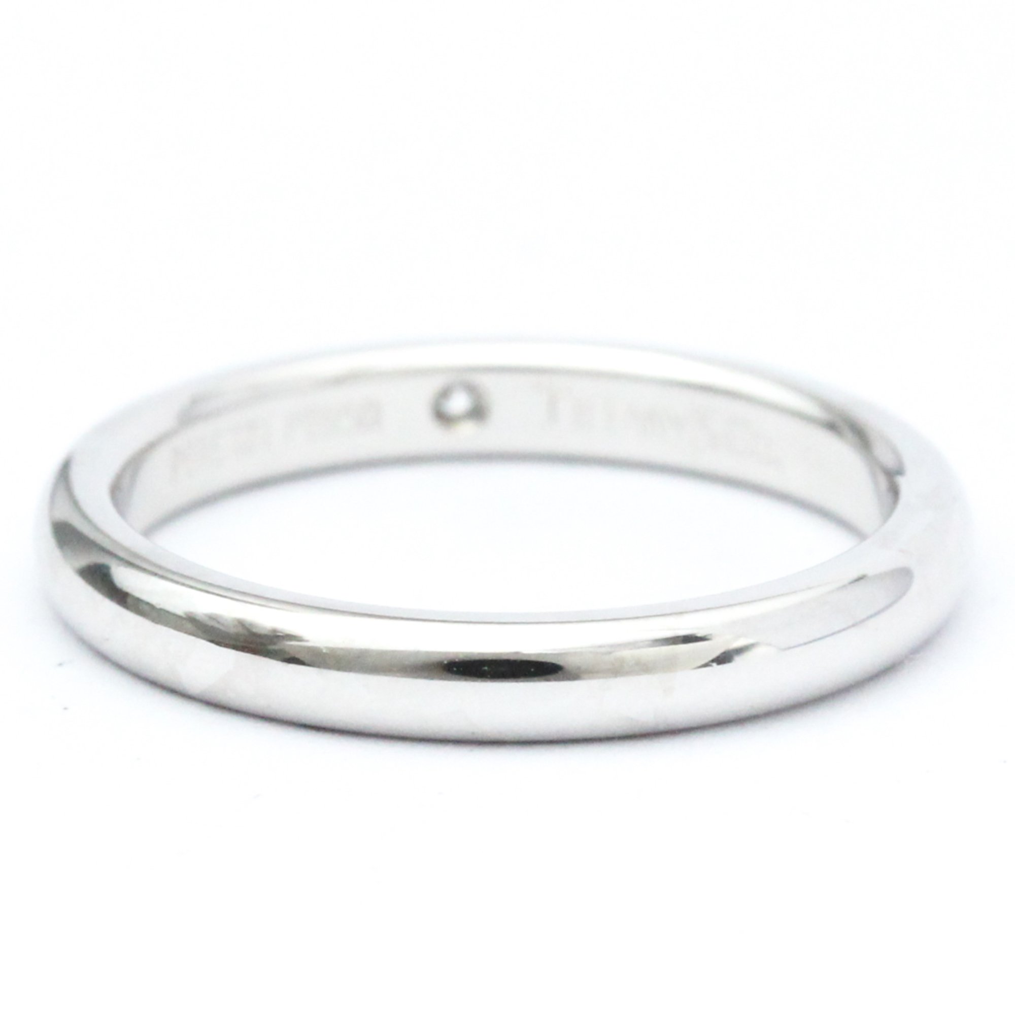 Tiffany Stacking Band Ring Elsa Peretti Platinum Fashion Diamond Band Ring Carat/0.02 Silver