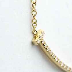 Tiffany Smile Yellow Gold (18K) Diamond Men,Women Fashion Pendant Necklace (Gold)