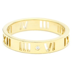 Tiffany Atlas Pierced Diamond Ring Yellow Gold (18K) Fashion Diamond Band Ring Gold