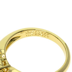 Van Cleef & Arpels Diamond Ring K18 Yellow Gold Women's