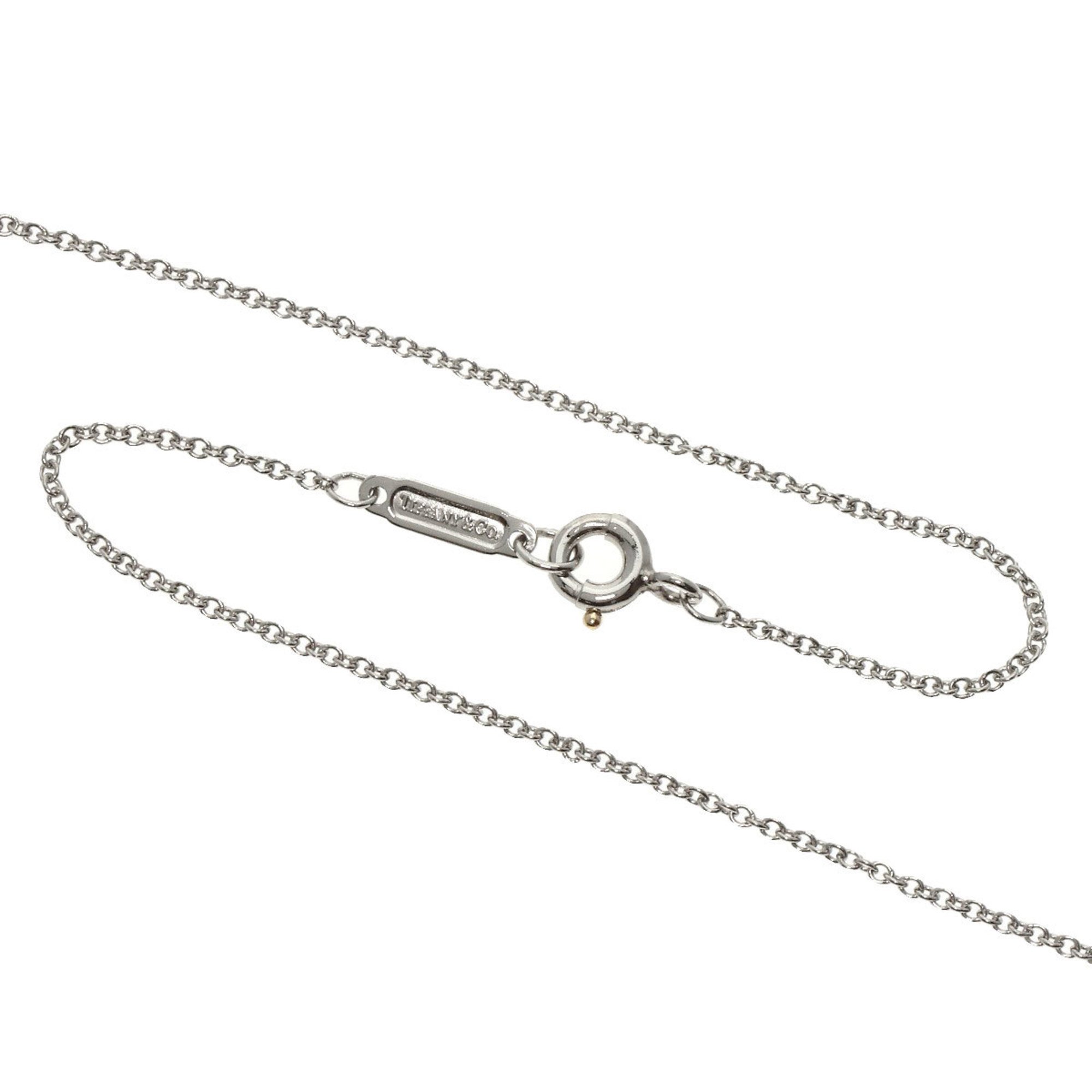 Tiffany Horseshoe Diamond Necklace Platinum PT950 Women's TIFFANY&Co.