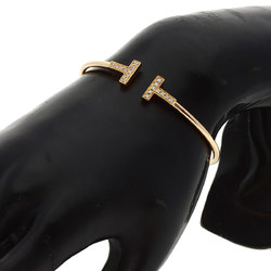 Tiffany T Wire Bracelet K18 Yellow Gold Women's TIFFANY&Co.