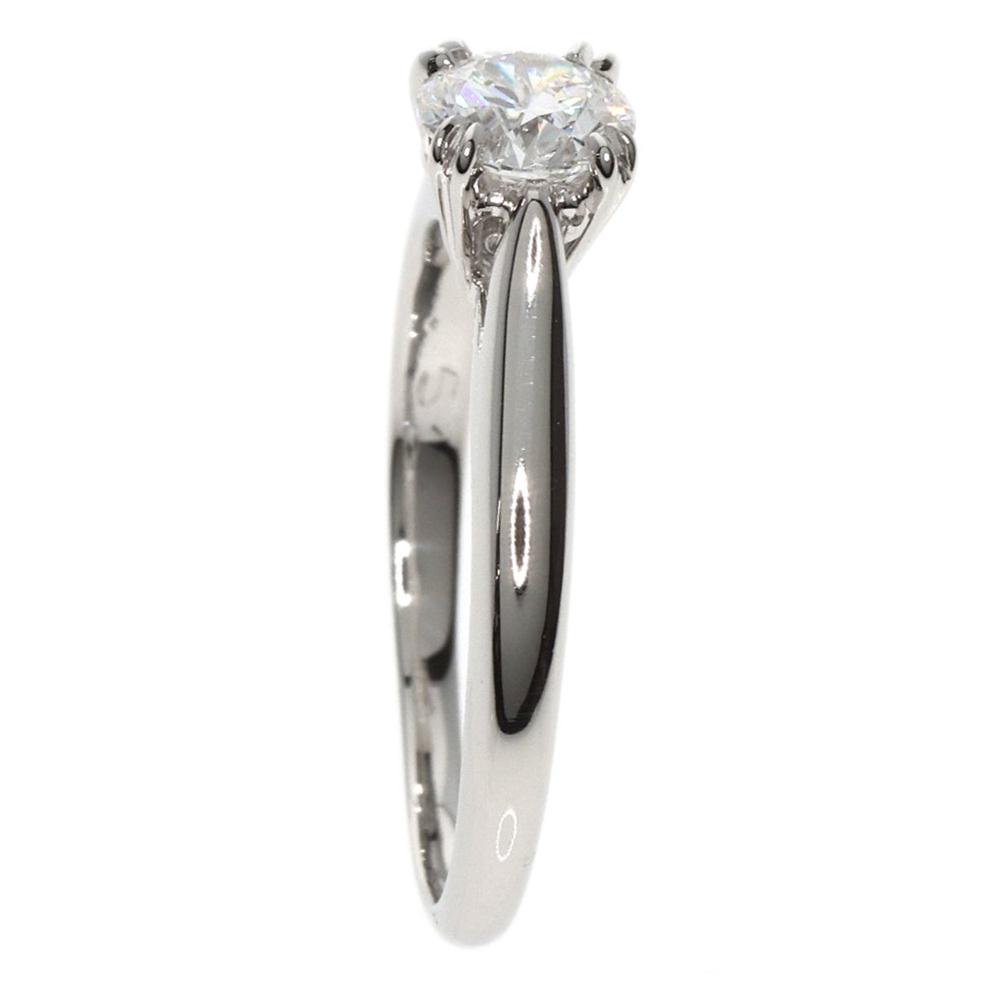 Harry Winston Solitaire Diamond F-VVS2-EX Ring Platinum PT950 Women's HARRY WINSTON