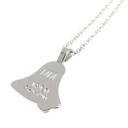 Tiffany Bell Motif Necklace Silver/K18YG Women's TIFFANY&Co.