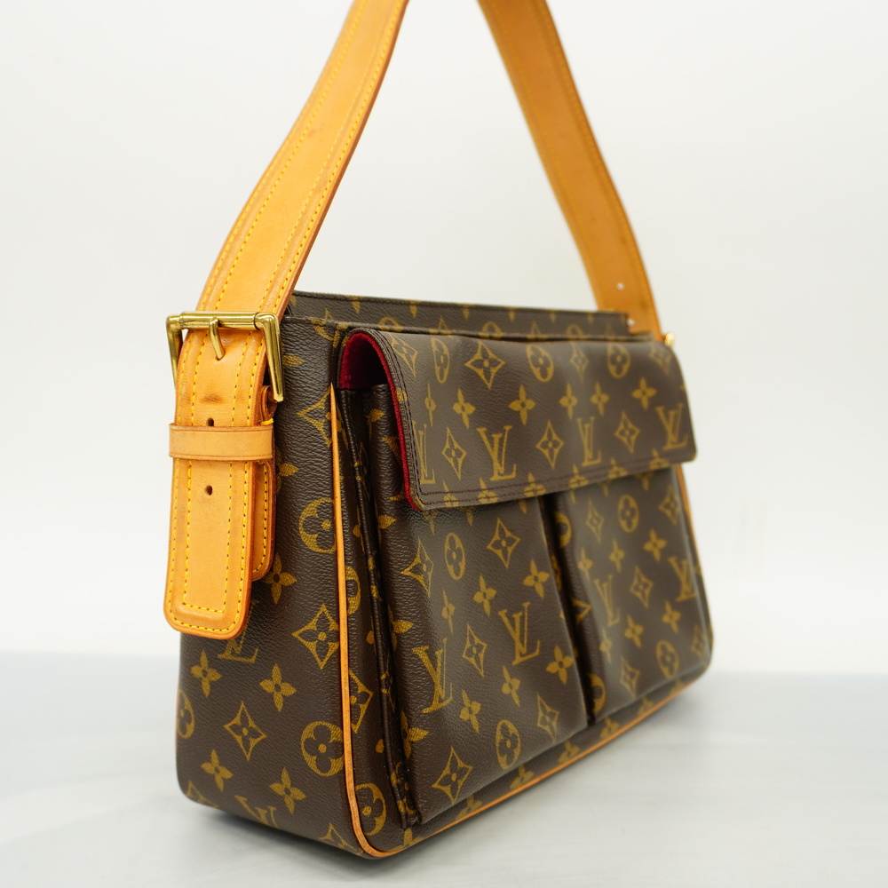 Louis Vuitton Monogram Viva Cite GM M51163 Shoulder Bag Brown