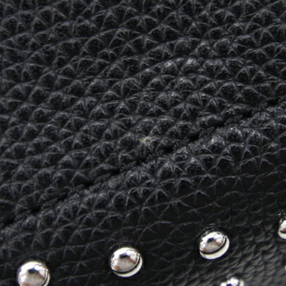 MICHAEL Michael Kors Bristol Studded Leather Satchel Bag in Black