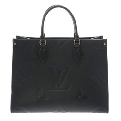 Louis Vuitton LV x YK OnTheGo mm Black Fuchsia Monogram Empreinte