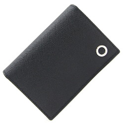 Bvlgari Business Card Holder Man 30400 Black Leather Case Men's BB BVLGARI