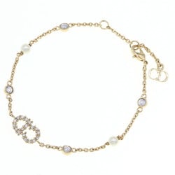 Christian Dior Dior Bracelet CLAIR D LUNE B0668CDLCY Gold Metal Crystal Ladies Christian