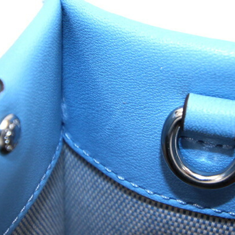 Coach Sky Blue Leather Mini Pochette Coach