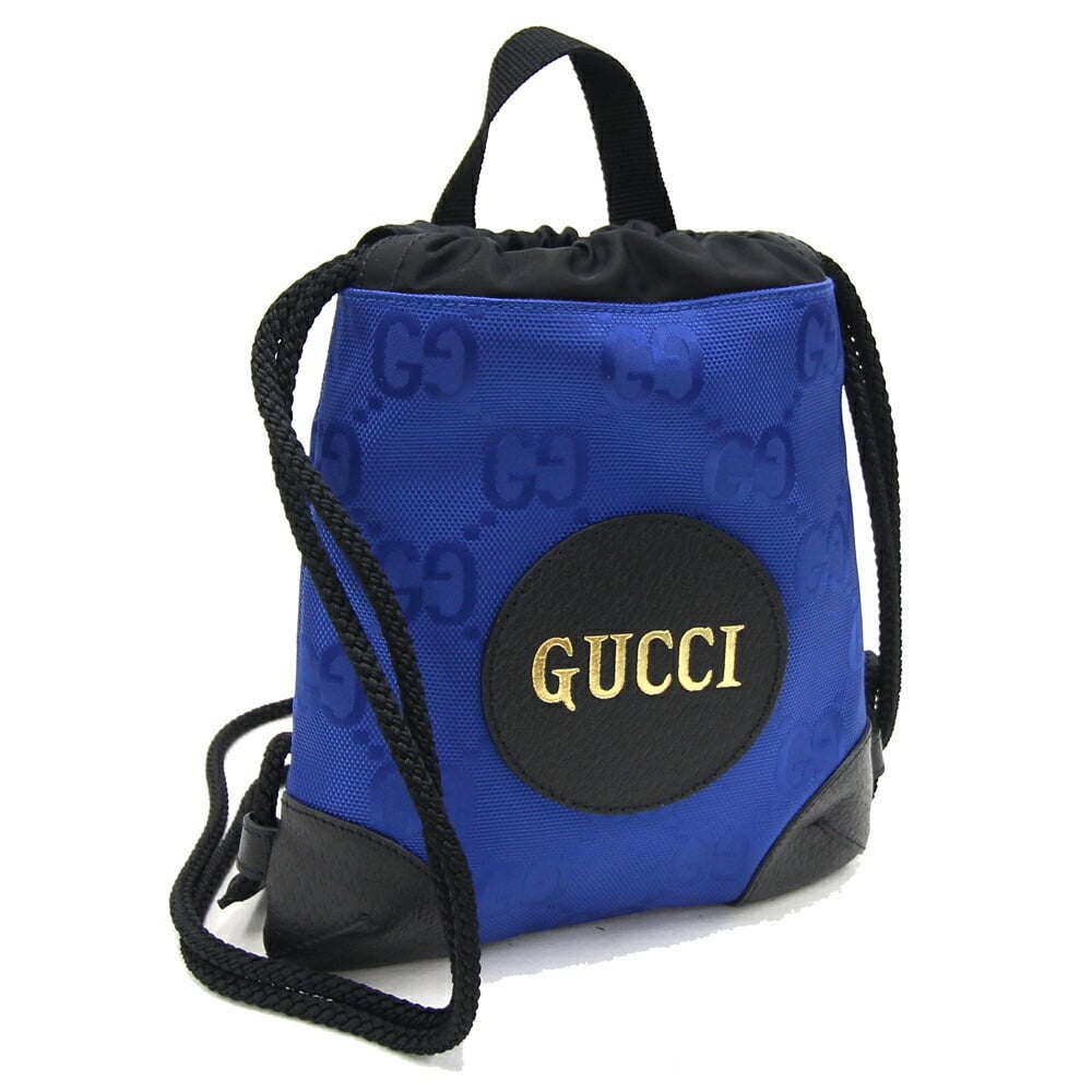Gucci, Bags, Blue Gucci Nylon Backpack