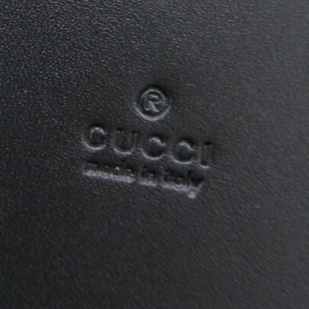 Gucci Business Card Holder Guccisima 251727 Black Leather Case Men's  Women's GUCCI | eLADY Globazone