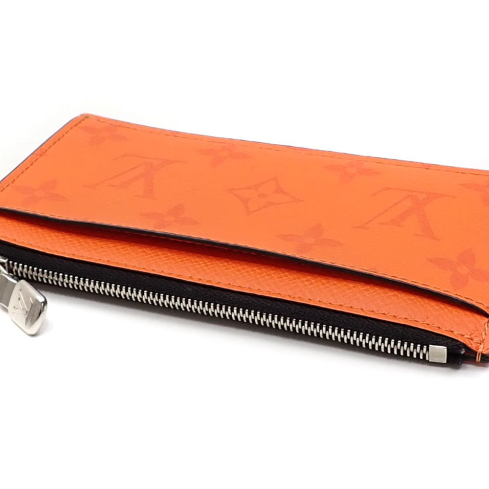 Louis Vuitton Taigarama Coin Card Holder Orange