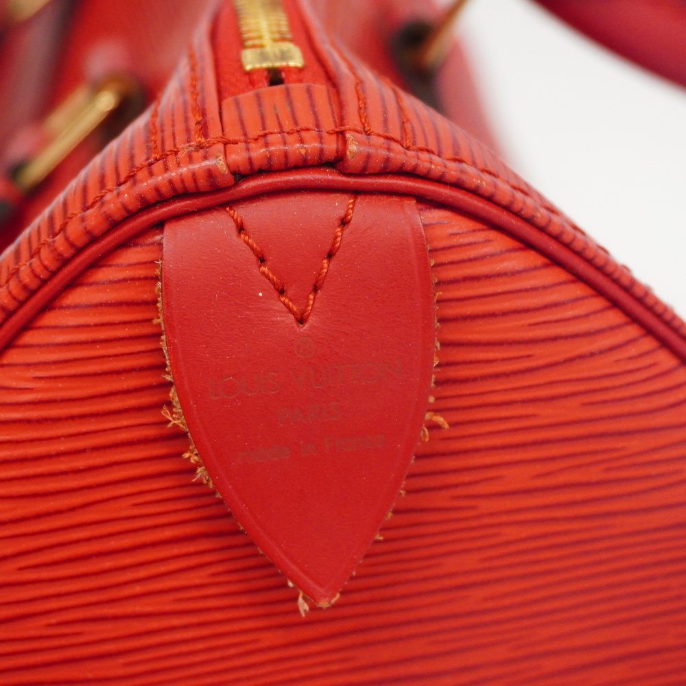 Louis Vuitton Red EPI Speedy 25