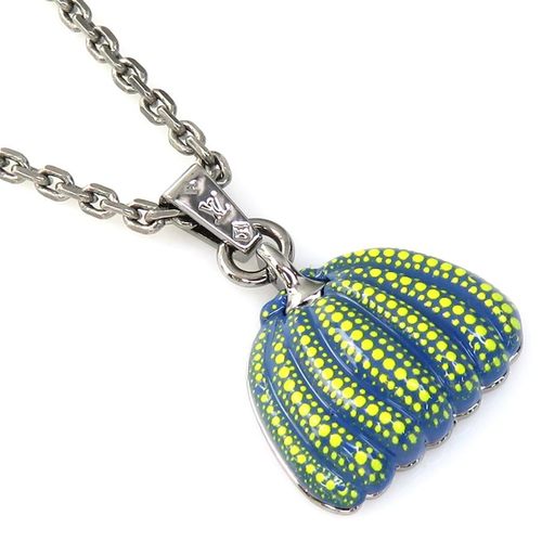 Louis Vuitton LV x YK Pumpkin Pendant Blue in Metal with Silver-tone - US