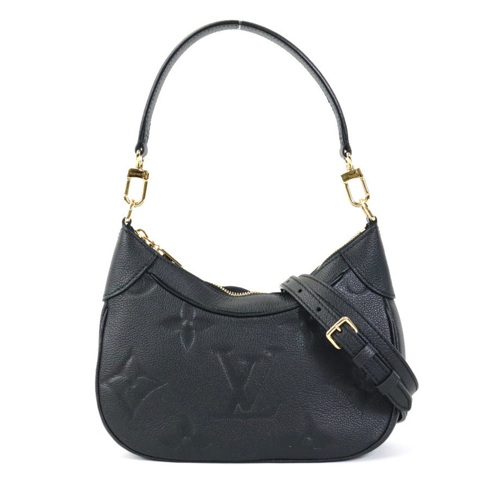 LOUIS VUITTON Shoulder Bag Monogram Emprene Bagatelle NM Black Ladies  M46002