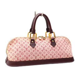 LOUIS VUITTON Bifold Wallet Love Lock Lutefeuille Compact Zip Leather Pink  Women's M63965