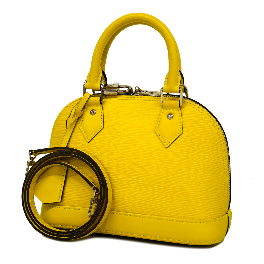 Louis Vuitton Pistache EPI Leather Alma Bb Bag