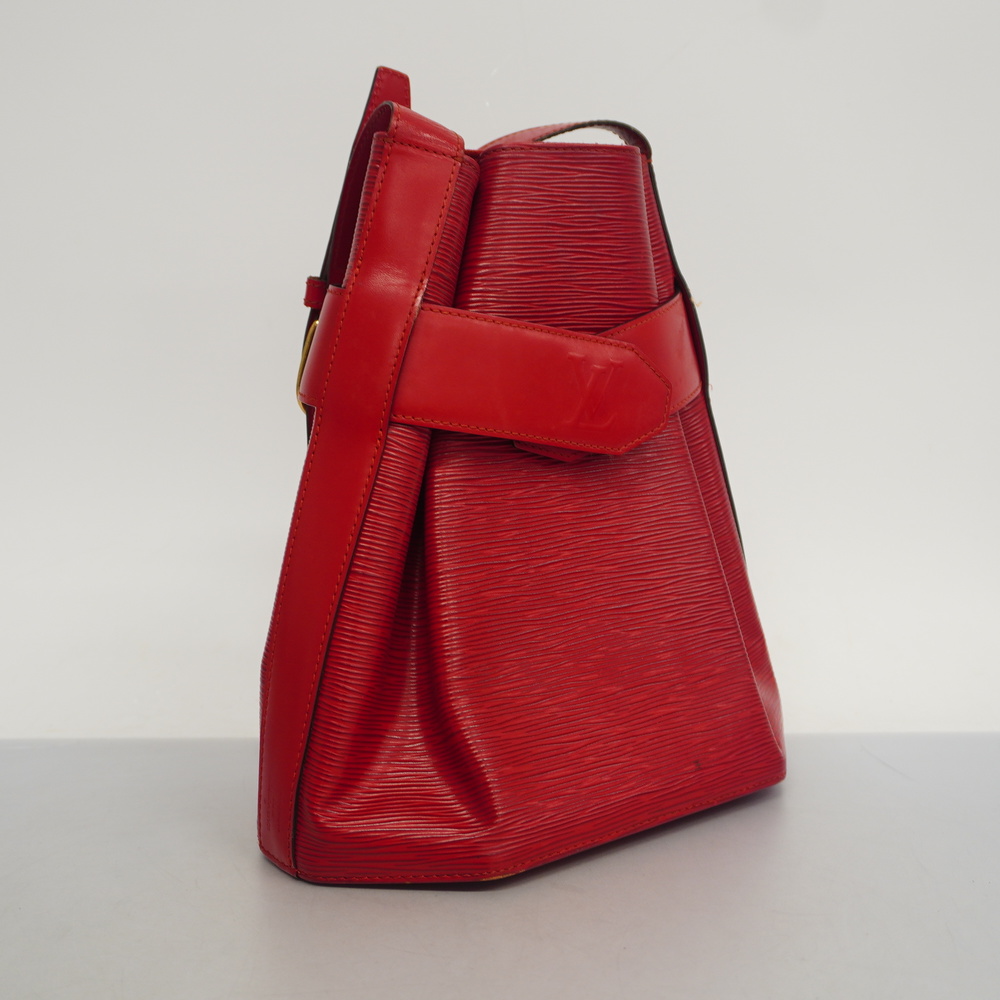 LOUIS VUITTON Epi Sac De Paul PM Shoulder Bag Castilian Red M80207