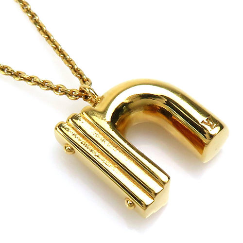 Louis Vuitton LV & Me Letter 'J' Pendant Necklace - Gold-Tone Metal Pendant  Necklace, Necklaces - LOU119598