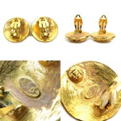 CHANEL earrings here mark metal gold ladies