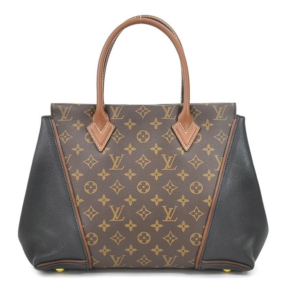 Louis Vuitton W Tote Monogram Canvas and Leather PM Black, Brown