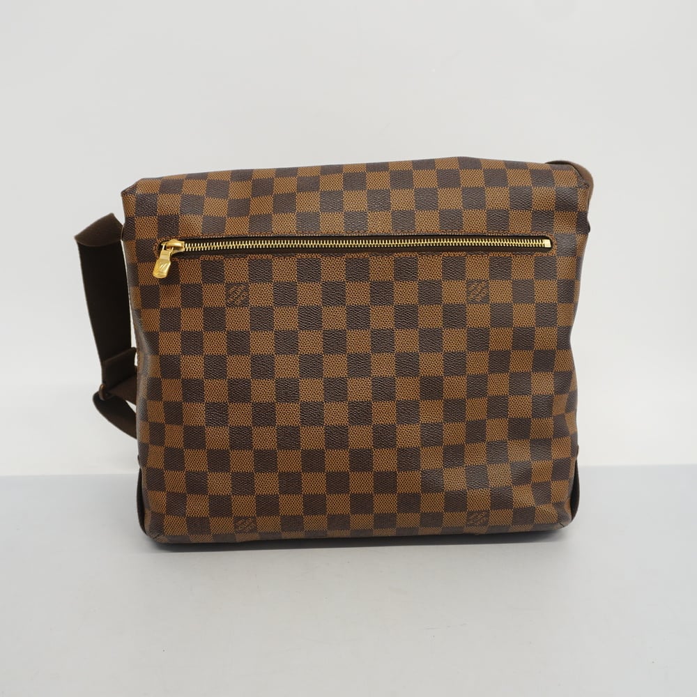 Auth Louis Vuitton Damier Brooklyn MM N51211 Men's Shoulder Bag