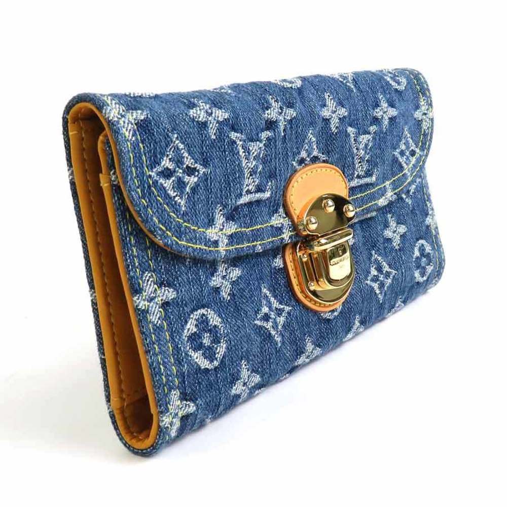 Louis Vuitton Blue Long Wallet