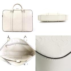 GUCCI Handbag Crossbody Shoulder Bag GG Pattern Leather Ivory Men's 658573