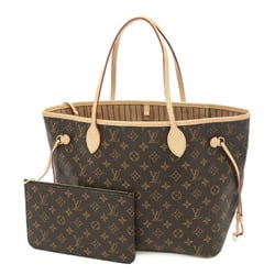 LOUIS VUITTON Louis Vuitton Neverfull MM M40995 Monogram Brown Gold  Hardware Tote Bag Ladies