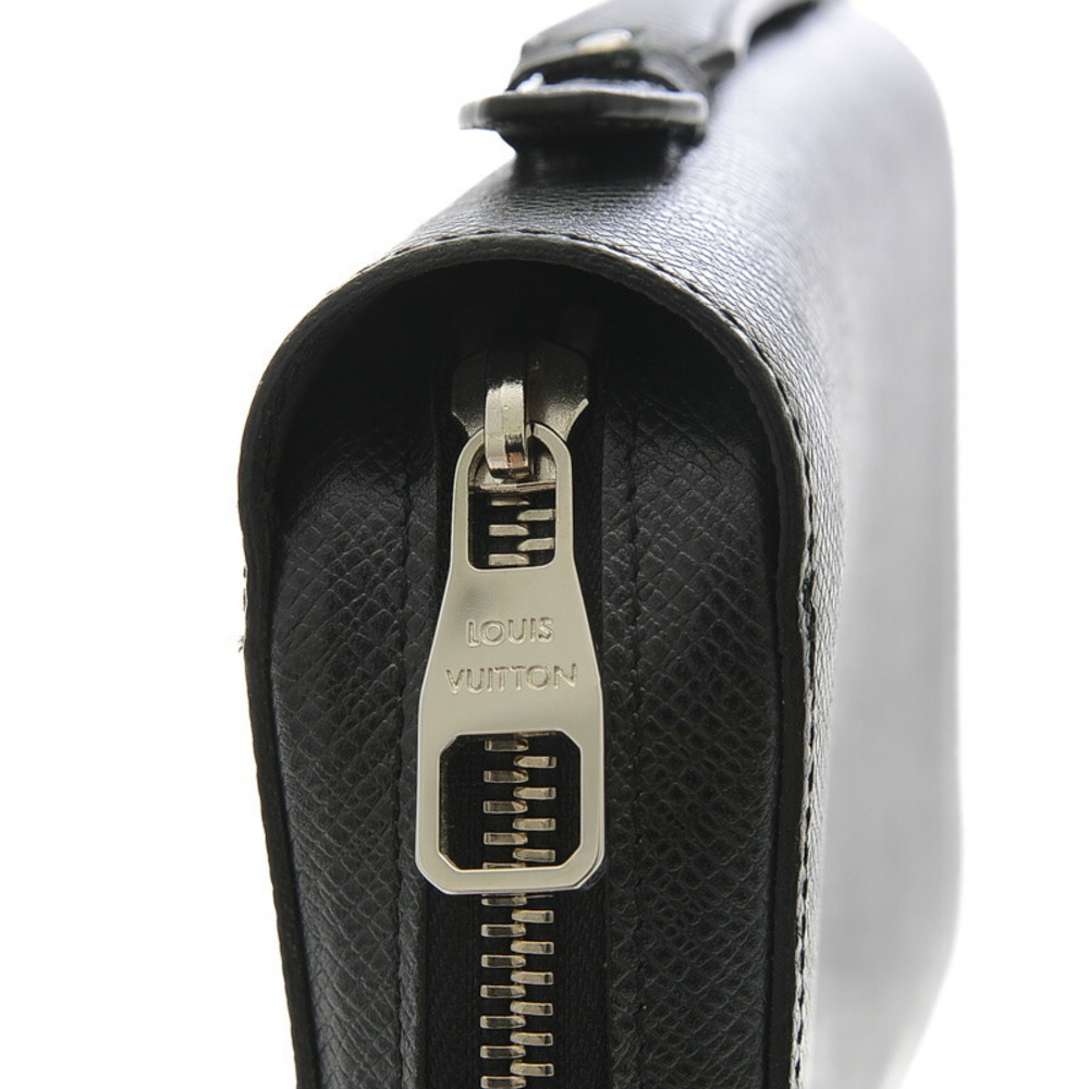 Louis Vuitton Taiga Zippy XL Round Zipper Long Wallet Noir M44275