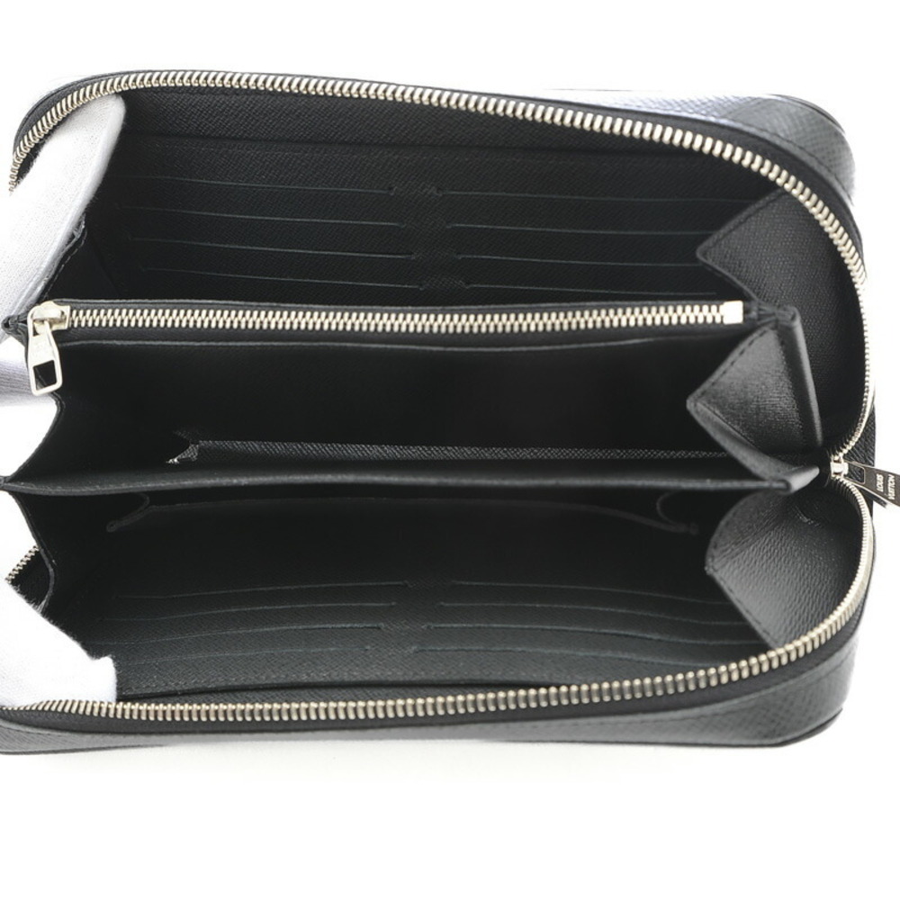 Louis Vuitton Taiga Zippy XL Round Zipper Wallet Wallet M44275 Black XL  Black