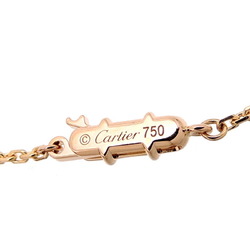 Cartier C Heart Pendant Women's Necklace 750 Pink Gold