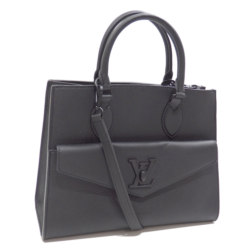 Louis Vuitton Lockme Leather Lockme Tote PM Noir 