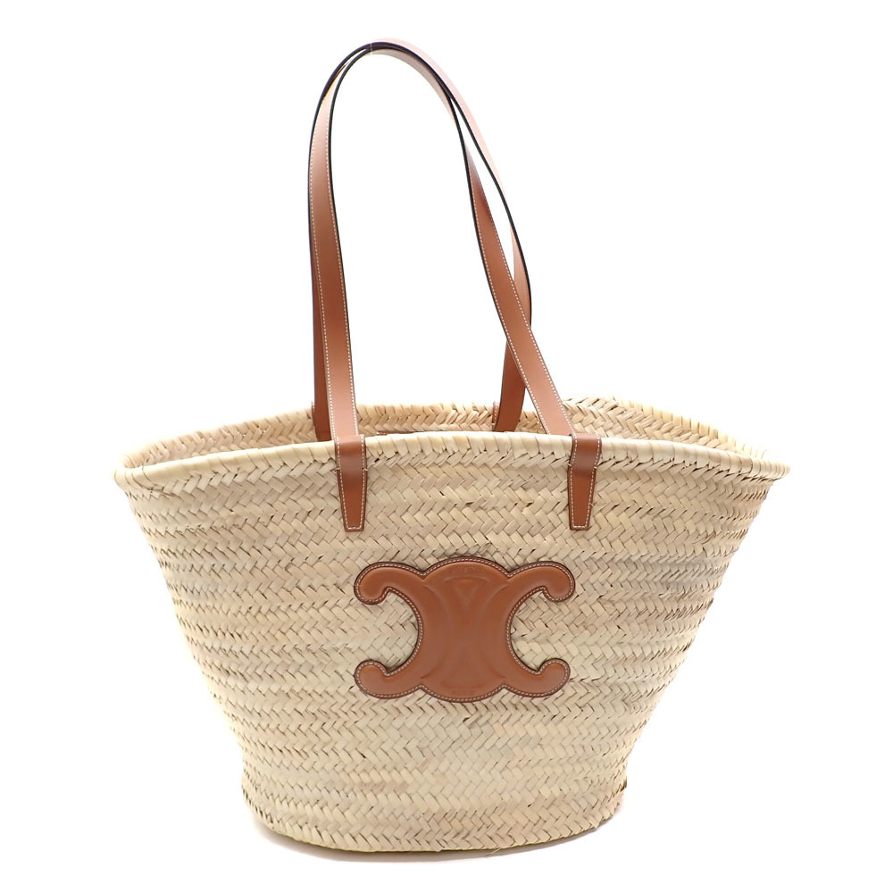 Celine Raffia Tote Bag