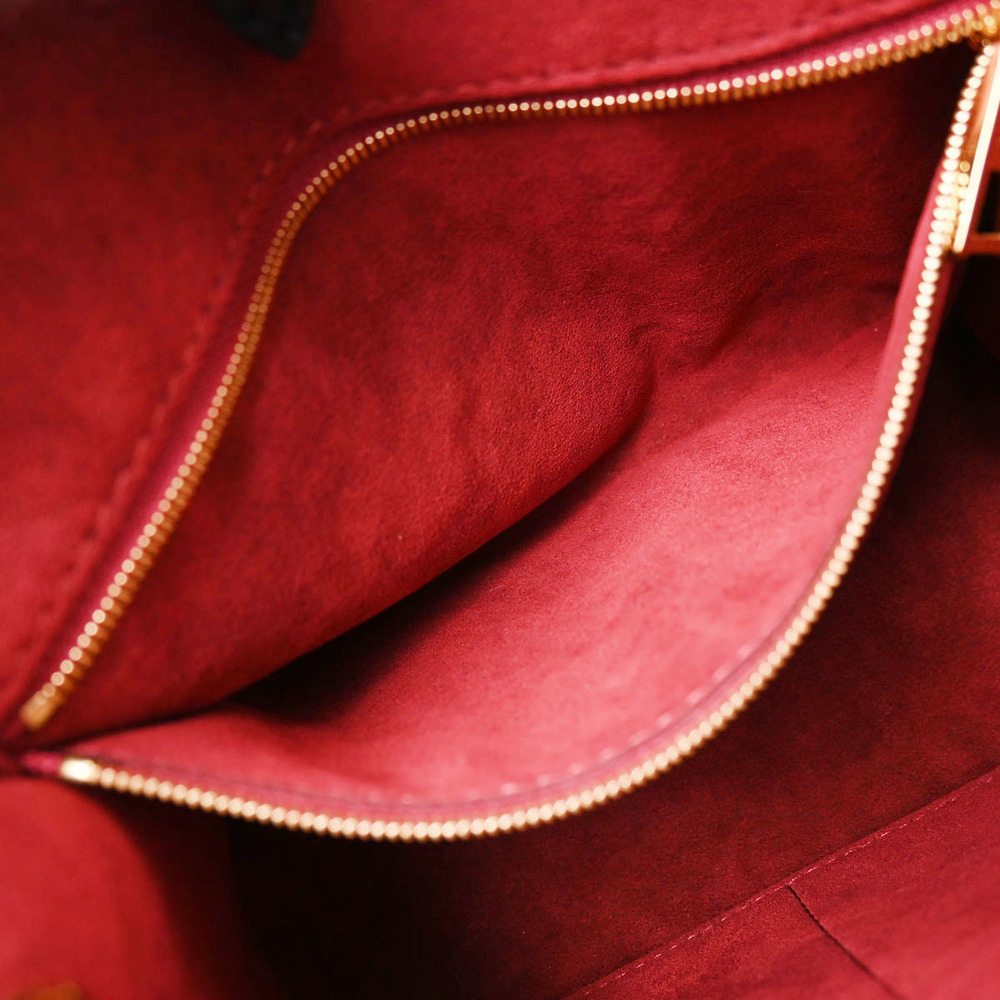 Louis Vuitton On The Go PM Monogram Empreinte Leather Handbag M45659  Black/Beige