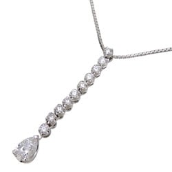 Monnickendam Monikkendam 0.31ct 0.23ct Diamond Women's Necklace K18 White Gold